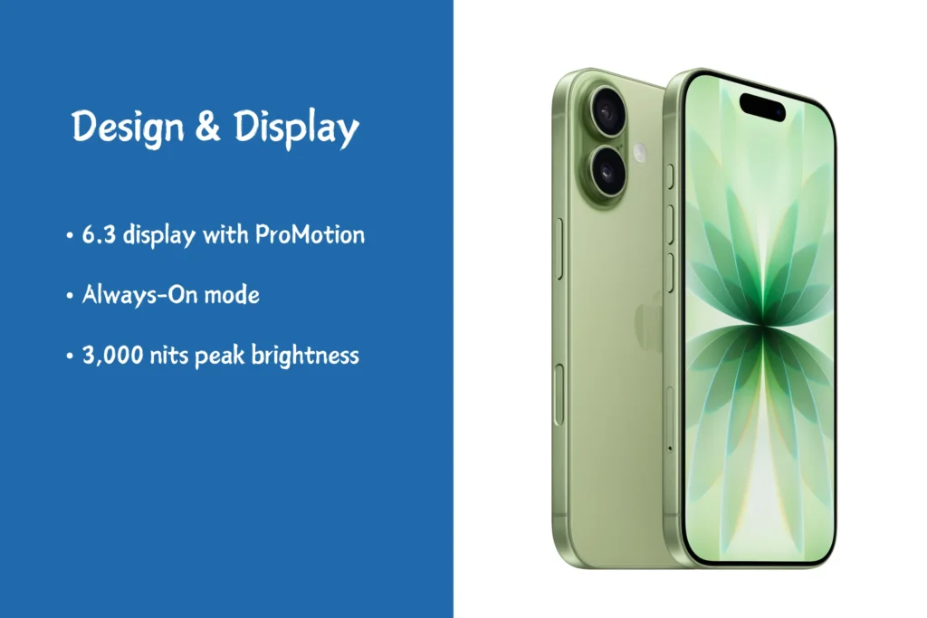 iPhone 17 Design and Display