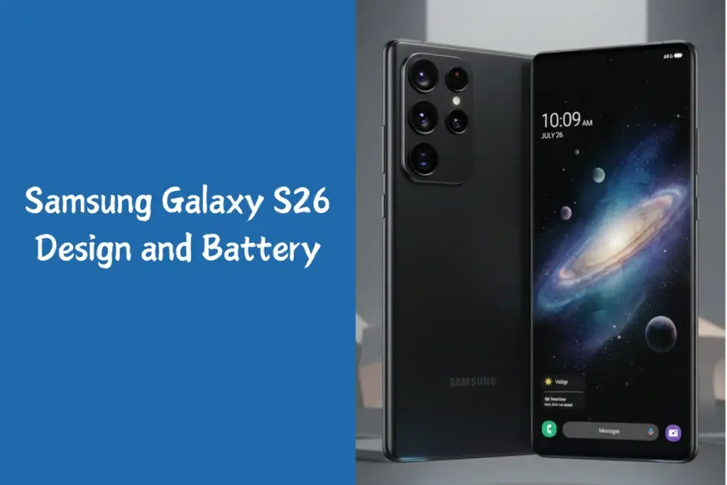 Samsung Galaxy S26 Ultra Design and Battery