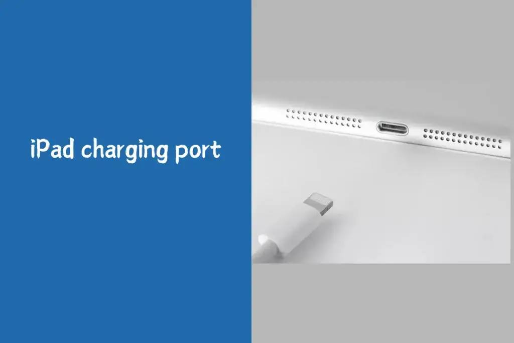 iPad charging port